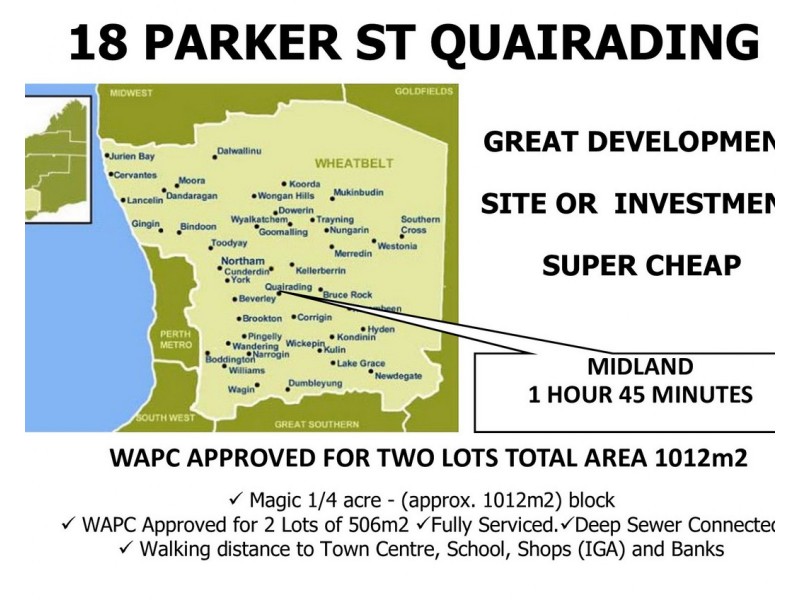 16 Parker Street, Quairading WA 6383