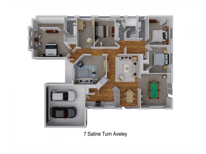 7 Satine Turn, Aveley WA 6069 Floorplan