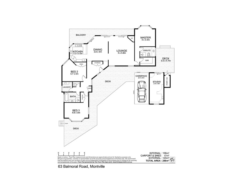 63 Balmoral Road, Montville QLD 4560 Floorplan