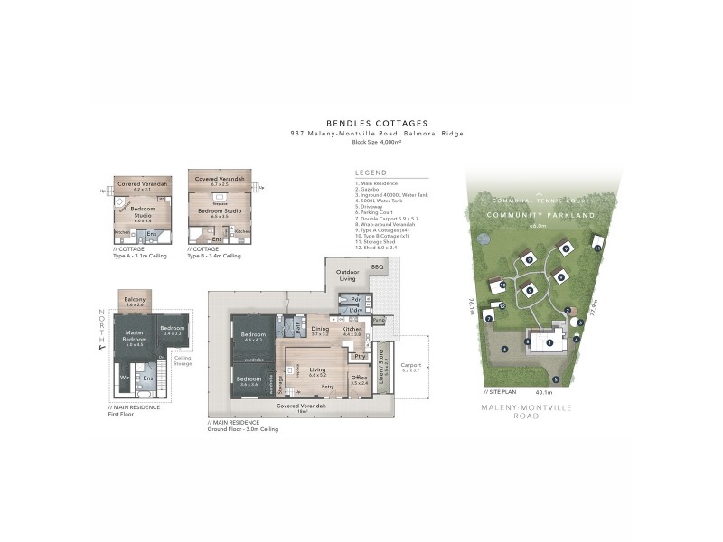 937 Maleny Montville Road, Balmoral Ridge QLD 4552 Floorplan