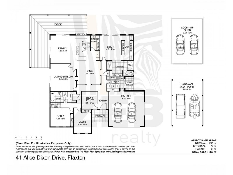 41 Alice Dixon Drive, Flaxton QLD 4560 Floorplan