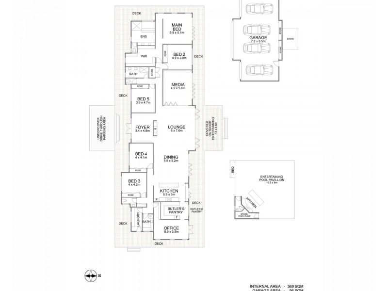 195 WINSTON Road, Palmwoods QLD 4555 Floorplan