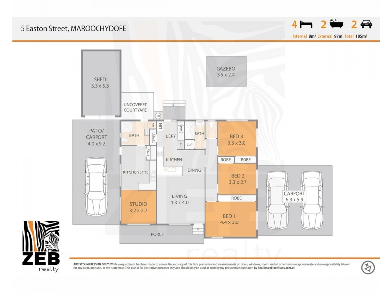 5 Easton Street, Maroochydore QLD 4558 Floorplan