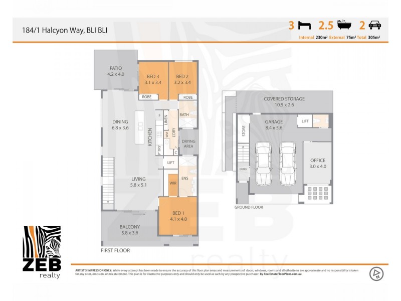 184/1 Halcyon Way, Bli Bli QLD 4560 Floorplan