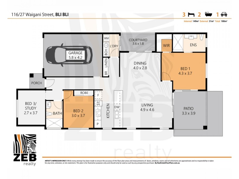 116/27 Waigani Street, Bli Bli QLD 4560 Floorplan