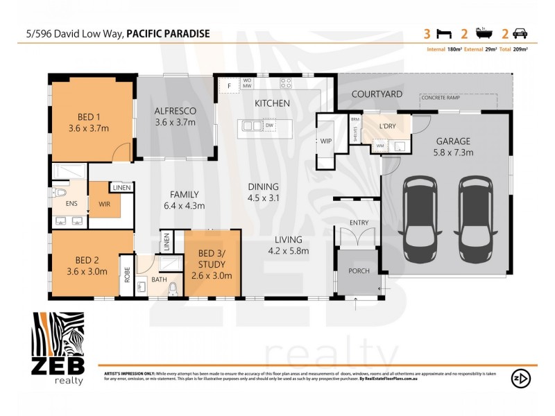 5/596 David Low Way, Pacific Paradise QLD 4564 Floorplan