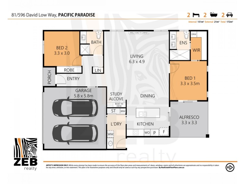 81/596 David Low Way, Pacific Paradise QLD 4564 Floorplan
