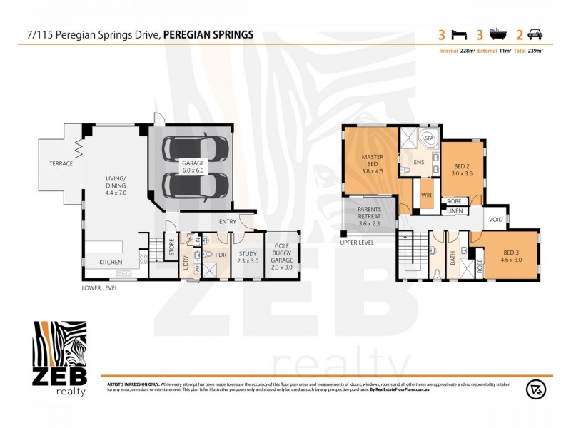 7/115 Peregian Springs Drive, Peregian Springs QLD 4573 Floorplan