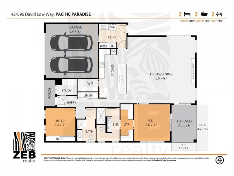 42/596 David Low Way, Pacific Paradise QLD 4564 Floorplan