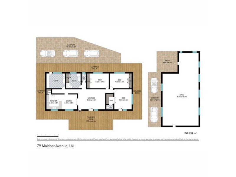 79 Malabar  Avenue, Uki NSW 2484 Floorplan