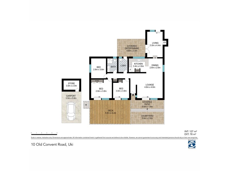 10 Old Convent Road, Uki NSW 2484 Floorplan
