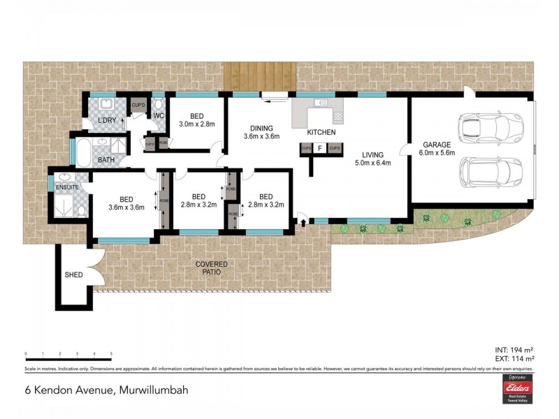 6 Kendon Avenue, Murwillumbah NSW 2484 Floorplan