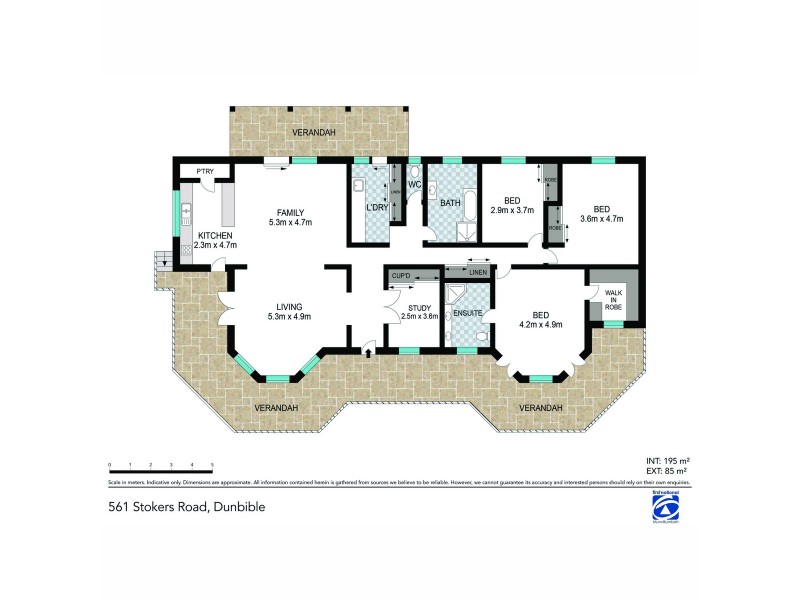 561 Stokers Road, Dunbible NSW 2484 Floorplan