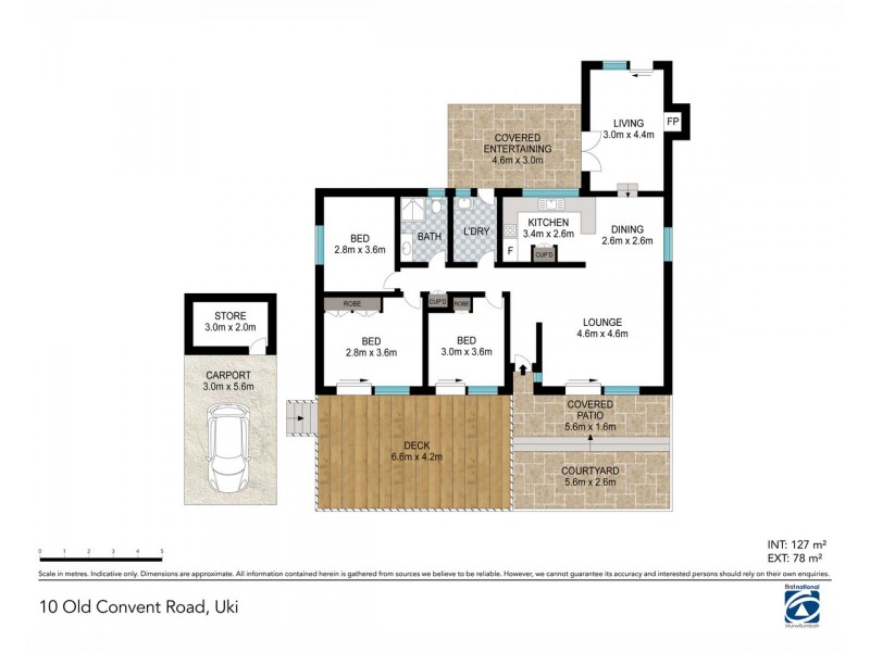 10 Old Convent Road, Uki NSW 2484 Floorplan