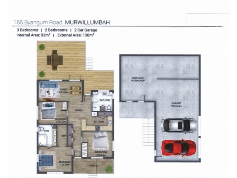 165 Byangum Road, Murwillumbah NSW 2484 Floorplan