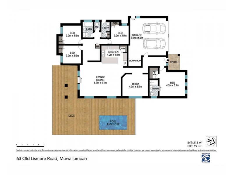 63 Old Lismore Road, Murwillumbah NSW 2484 Floorplan