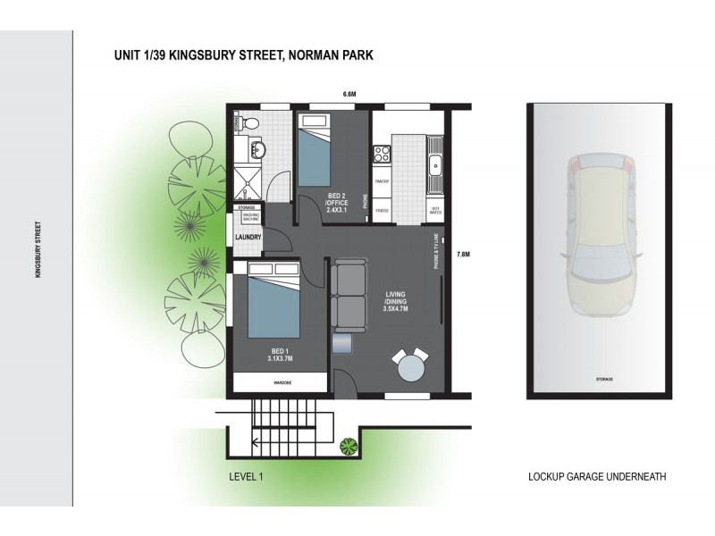 1/39 Kingsbury Street, Norman Park QLD 4170