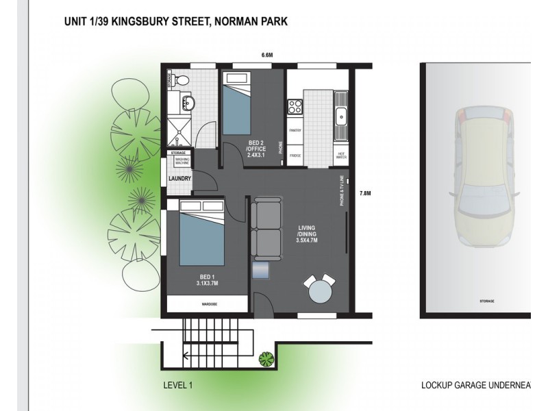 1/39 Kingsbury Street, Norman Park QLD 4170