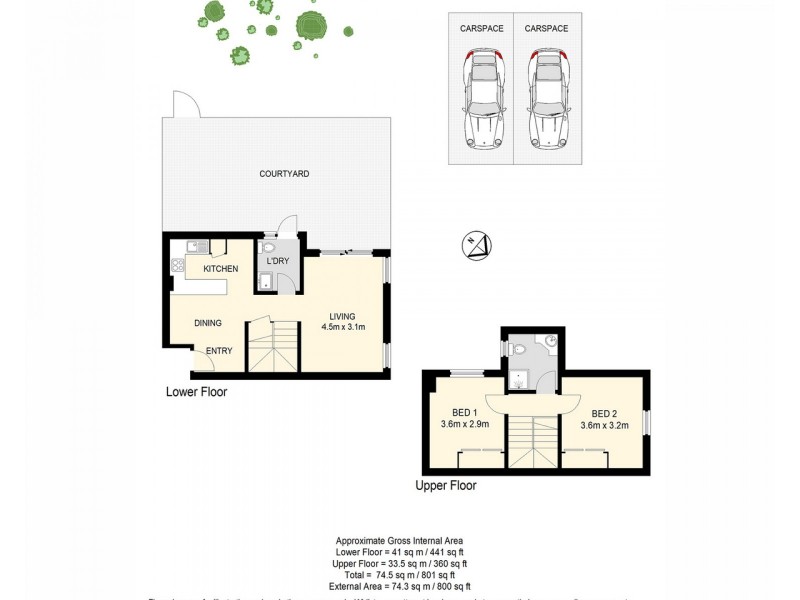 1/14 Little Norman Street, Southport QLD 4215 Floorplan