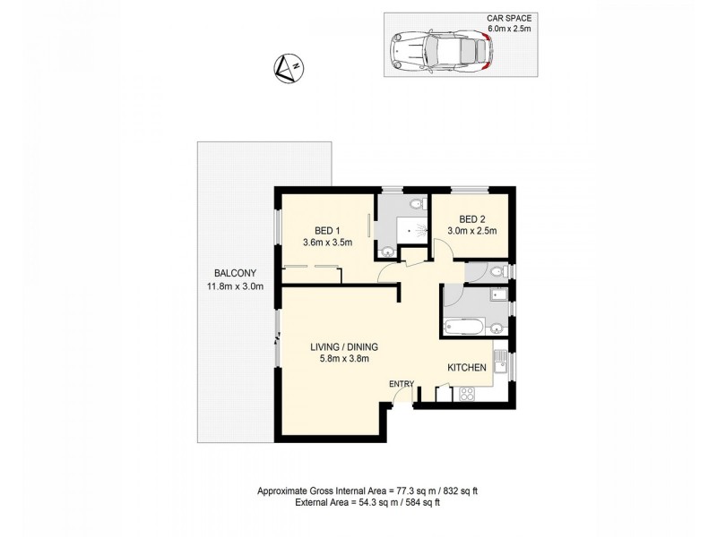 2/288 Riding Road, Balmoral QLD 4171 Floorplan