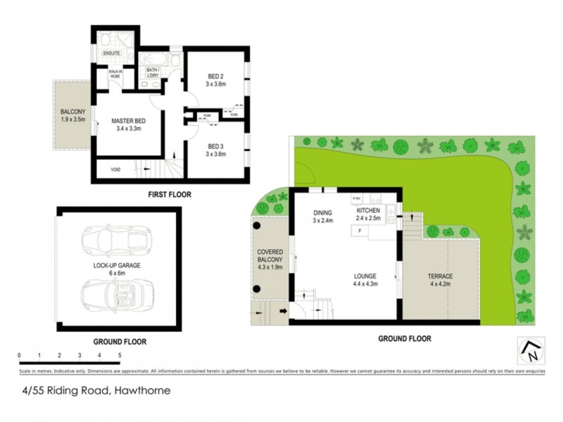 4/55 Riding Road, Hawthorne QLD 4171 Floorplan
