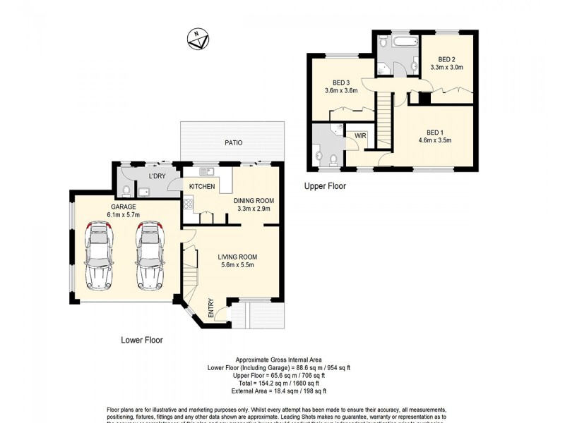 1/19 Daniells Street, Carina QLD 4152 Floorplan
