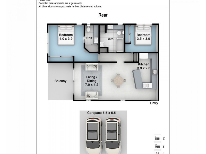 15/8 Ahern Street, Labrador QLD 4215 Floorplan