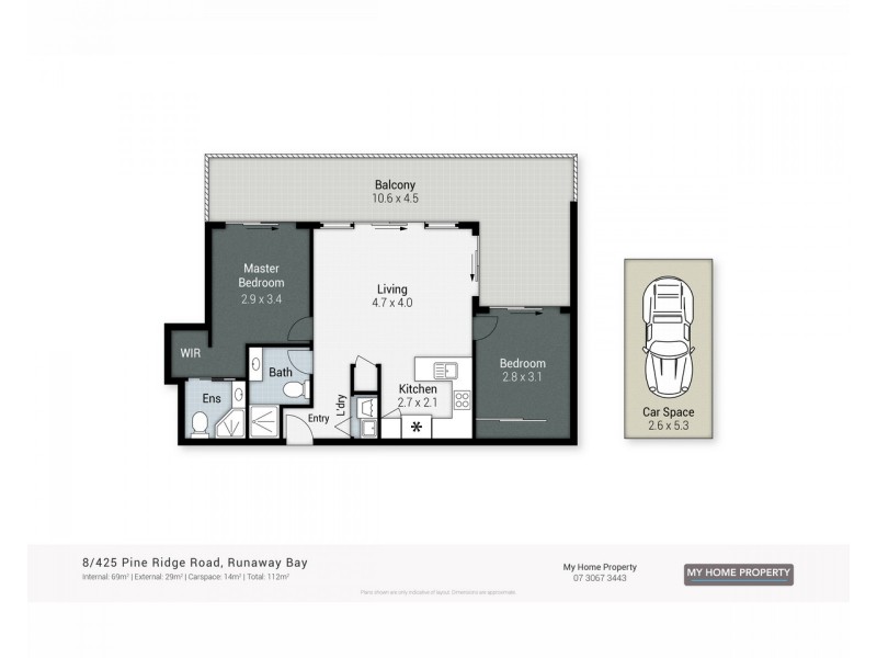 8/425 Pine Ridge Road, Runaway Bay QLD 4216 Floorplan