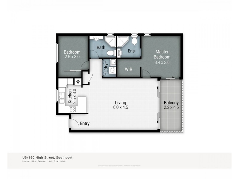 6/160 High Street, Southport QLD 4215 Floorplan