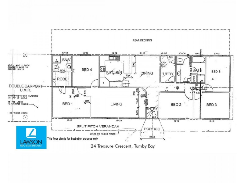 24 Treasure Crescent, Tumby Bay SA 5605 Floorplan