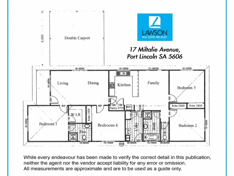 17 Miltalie Avenue, Port Lincoln SA 5606 Floorplan