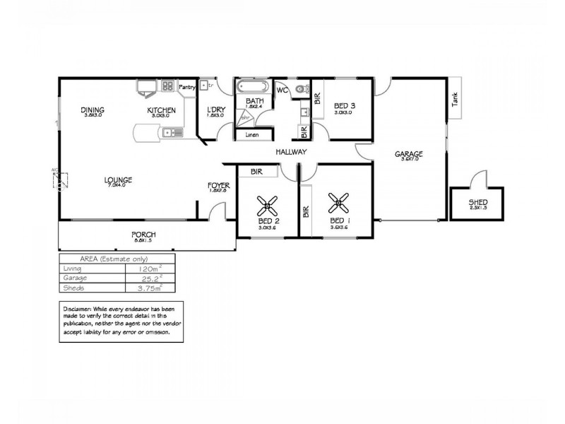 76A Eltham Avenue, Port Lincoln SA 5606 Floorplan