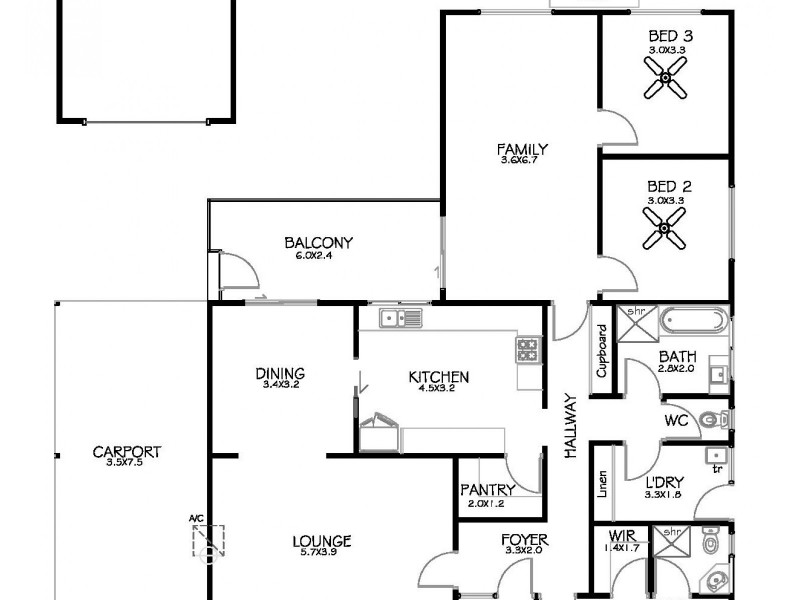 18 Hilltop Drive, Port Lincoln SA 5606 Floorplan