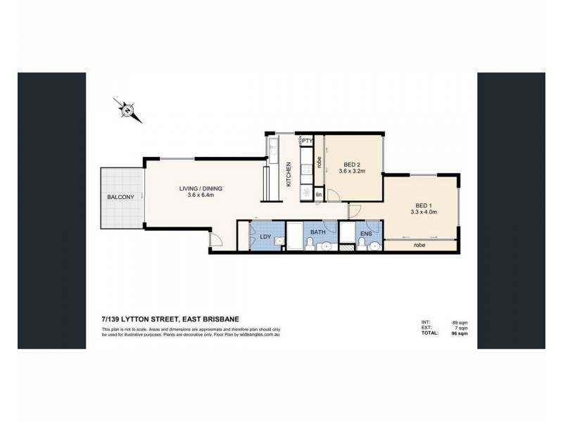 7/139 Lytton Road, East Brisbane QLD 4169 Floorplan