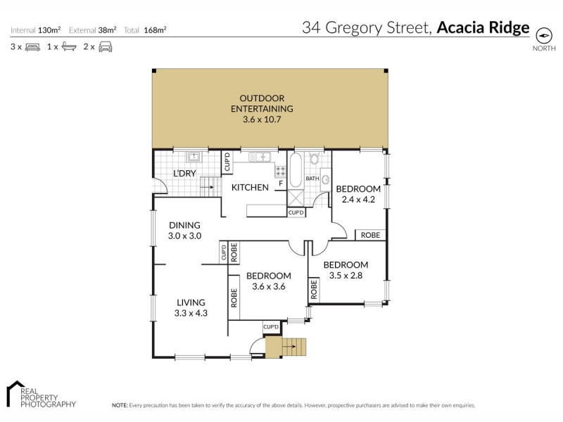 34 Gregory Street, Acacia Ridge QLD 4110 Floorplan