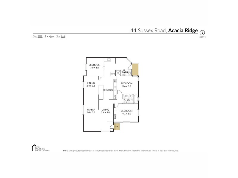 44 Sussex Road, Acacia Ridge QLD 4110 Floorplan