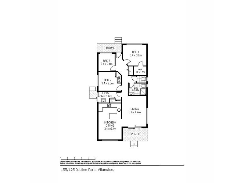 155/125 Jubilee Park Road, Warrnambool VIC 3280 Floorplan