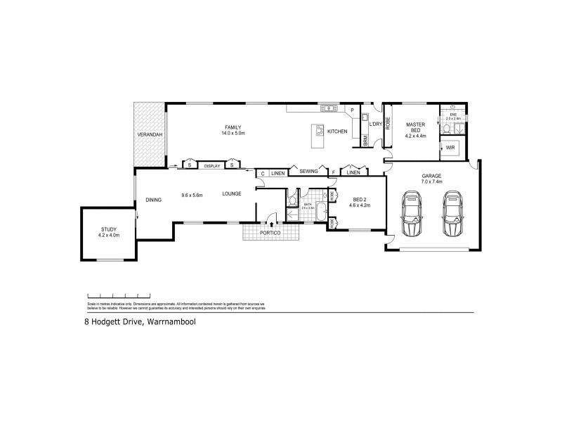 8 Hodgetts Drive, Warrnambool VIC 3280 Floorplan