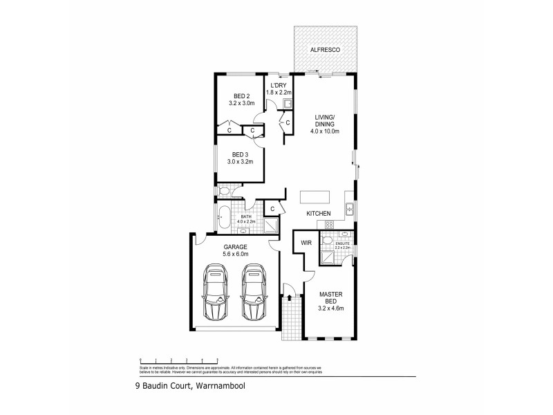 9 Baudin Court, Warrnambool VIC 3280 Floorplan