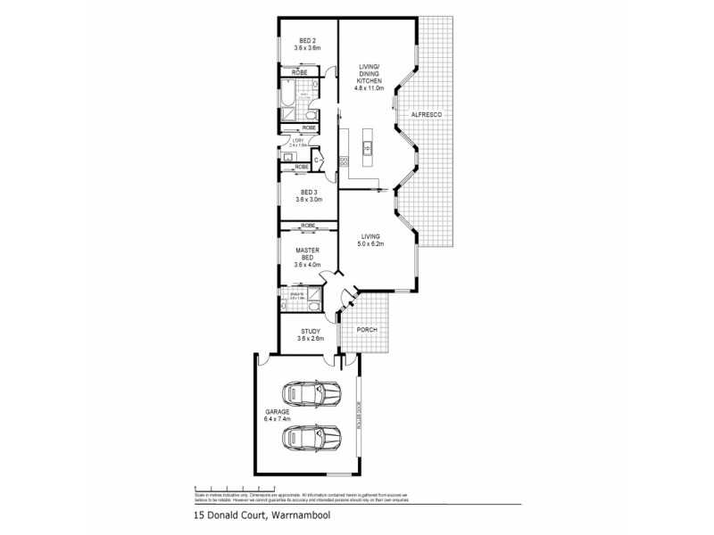 15 Donald Court, Warrnambool VIC 3280 Floorplan