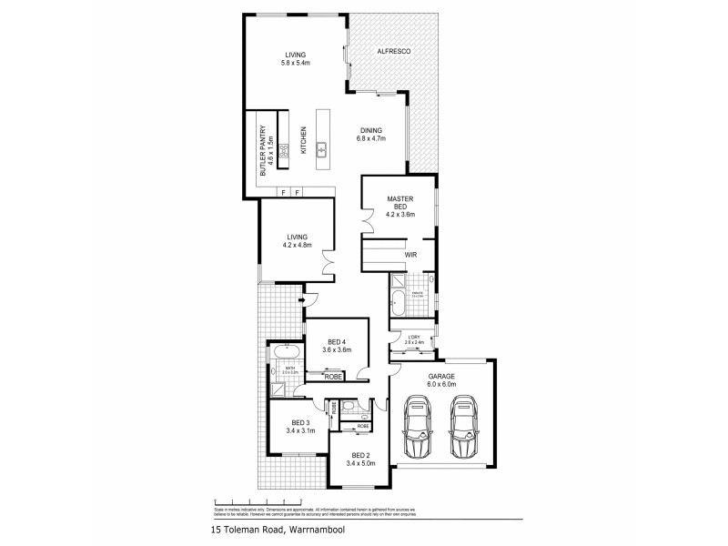 15 Toleman Street, Warrnambool VIC 3280 Floorplan