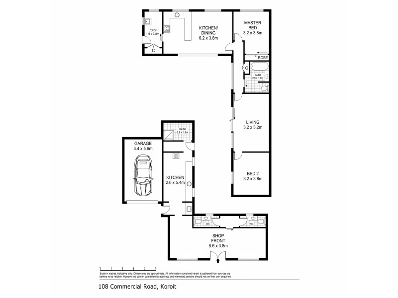 108 Commercial Road, Koroit VIC 3282 Floorplan