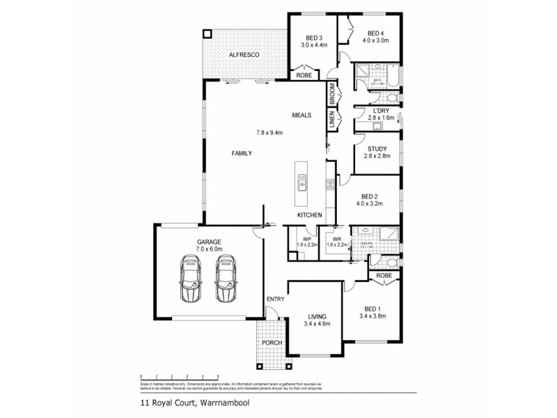 11 Royal Court, Warrnambool VIC 3280 Floorplan