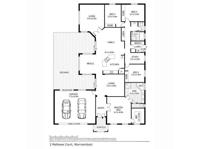 2 Matthews Court, Warrnambool VIC 3280 Floorplan