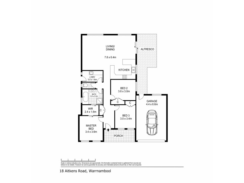 18 Aitkins Road, Warrnambool VIC 3280 Floorplan