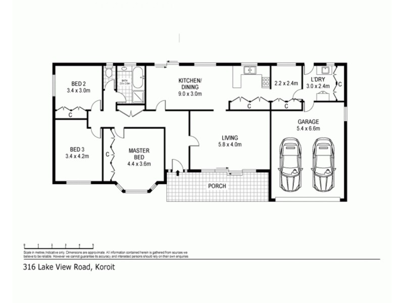 316 Lake View Road, Koroit VIC 3282 Floorplan