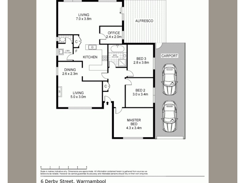 6 Derby Street, Warrnambool VIC 3280 Floorplan