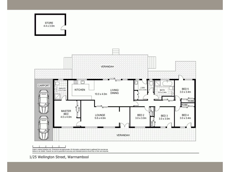 1/25 Wellington Street, Warrnambool VIC 3280 Floorplan