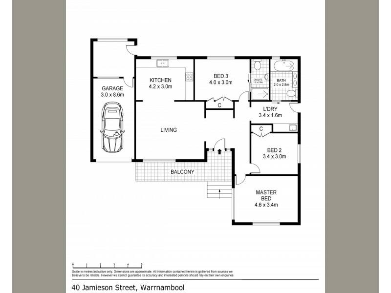 40 Jamieson Street, Warrnambool VIC 3280 Floorplan