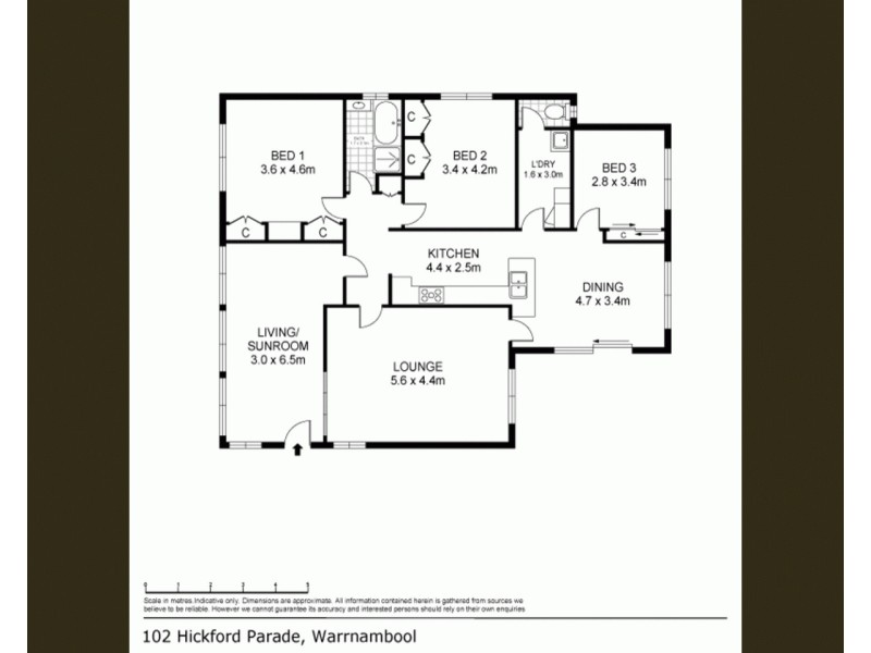 102 Hickford Parade, Warrnambool VIC 3280 Floorplan